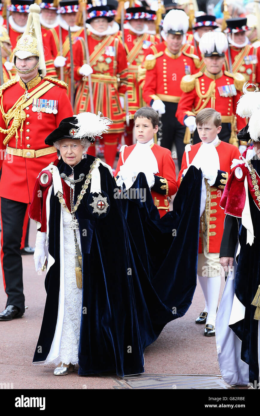 Order of the Garter 2015 Stock Photo Alamy