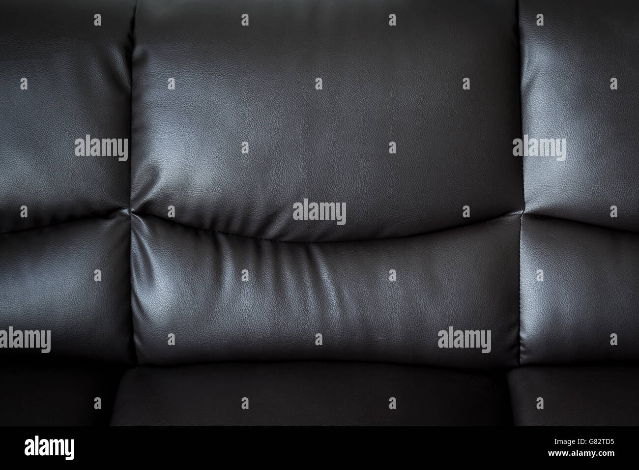 Black Leather Couch Background