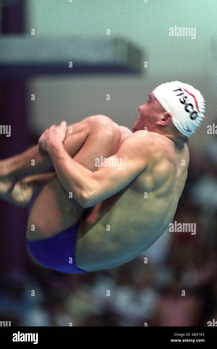 Commonwealth Games Men's Diving Auckland Stock Photo Alamy