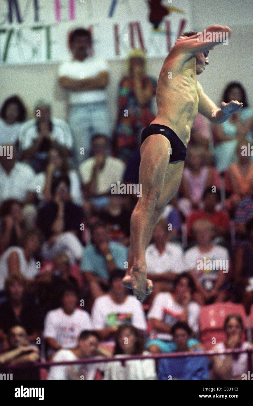 Diving platform 10m action mid air welsh archivenewscans2015