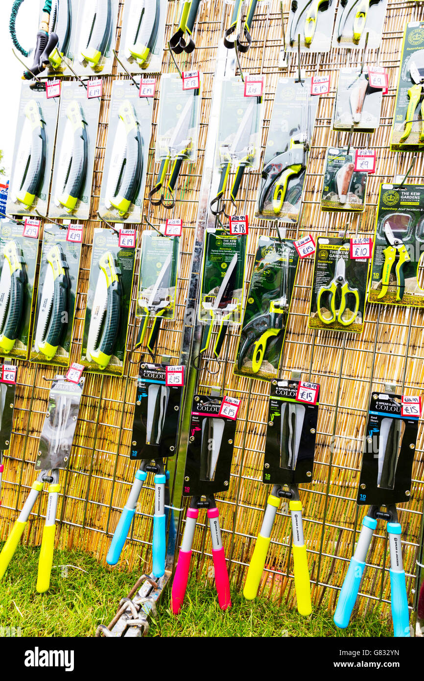 Gardening Tools Garden Tool Display Shears Secateurs Loppers Gardens Prunning Tools Uk England Gb Stock Photo Alamy