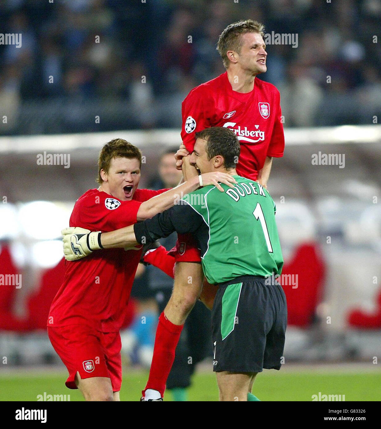 Uefa quarter final second leg Clearance