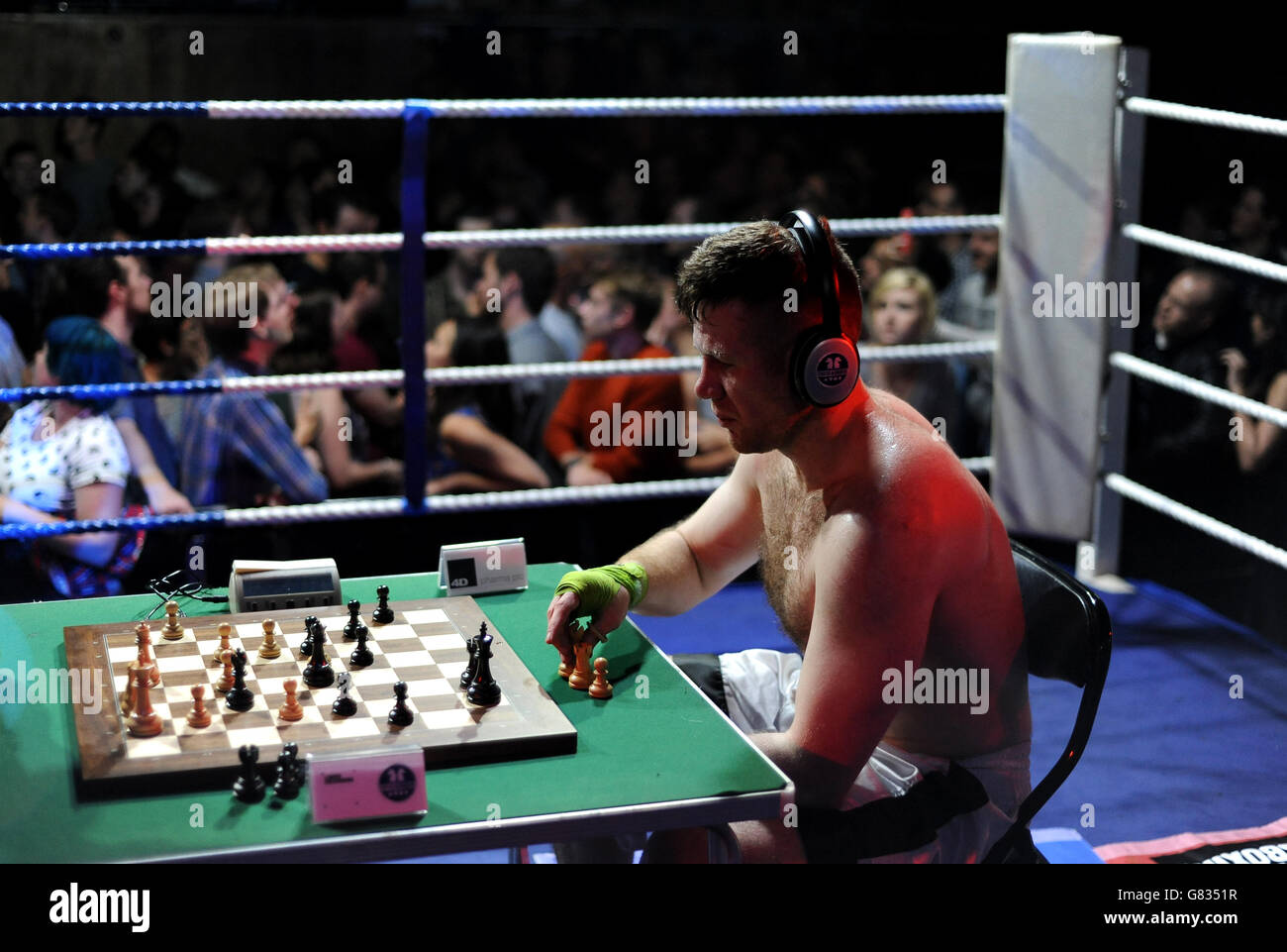 Inside wacky world of chessboxing where fighters box for three minutes then  play a round of chess