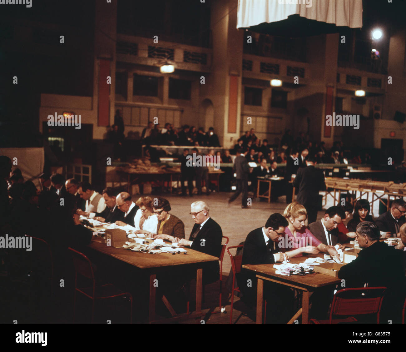 Politics - 1966 General Election - London Stock Photo