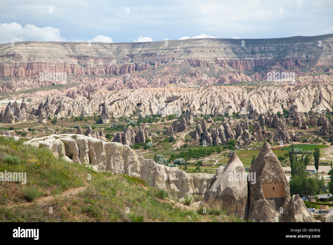 Swords valley in Cappadocia, Nevsehir City, Turkey Stock Photo