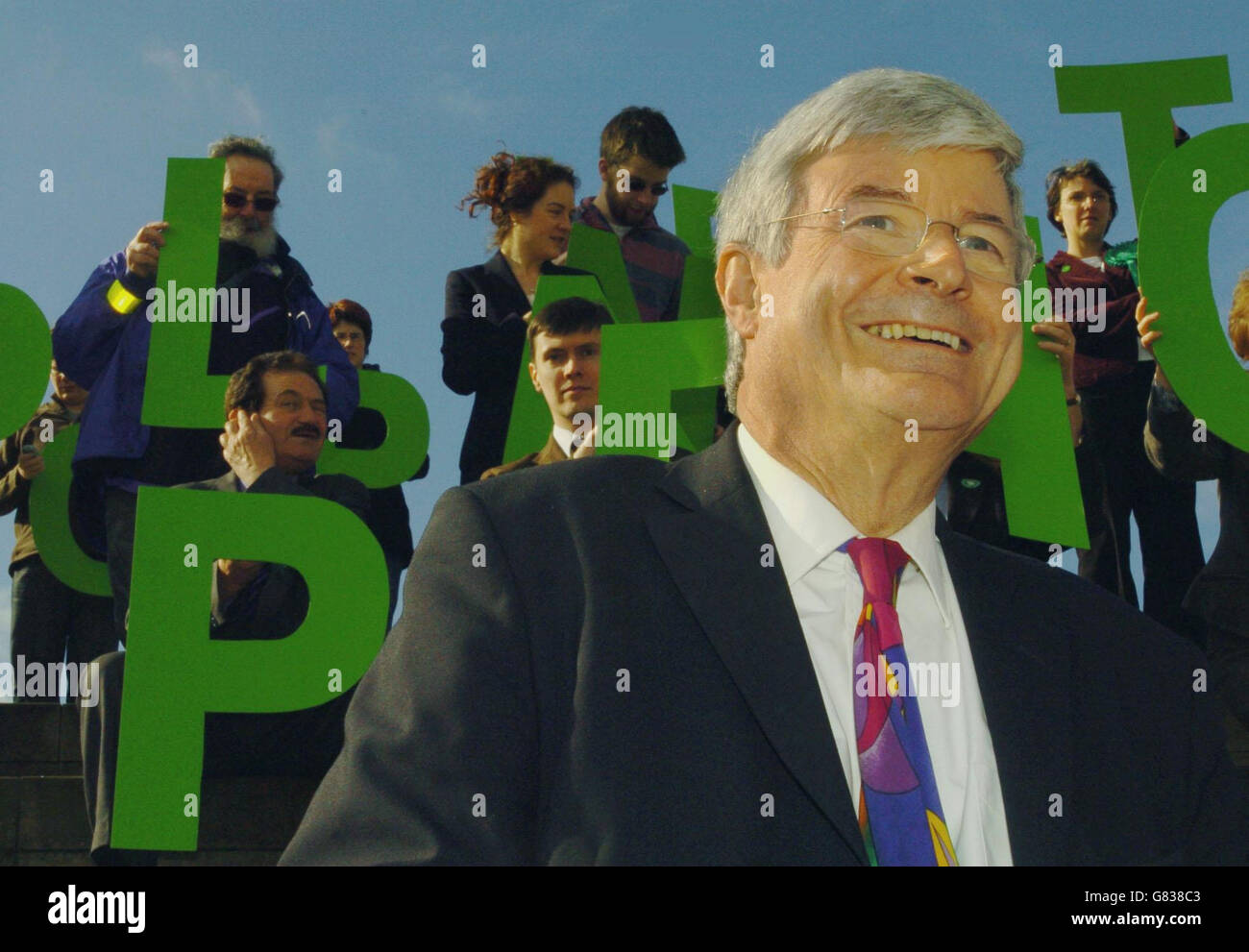 General Election Campaign 2005 Edinburgh Stock Photo Alamy