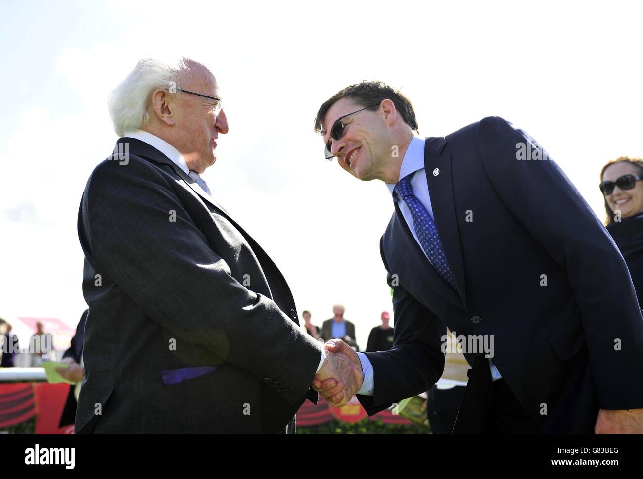 Horse Racing - Irish Derby Festival 2015 - Day One - Curragh Racecourse Stock Photo