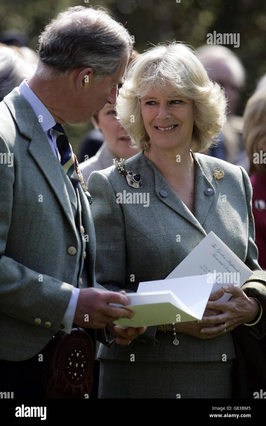 Memorial service - Gordon Highlanders Regimental museum Stock Photo