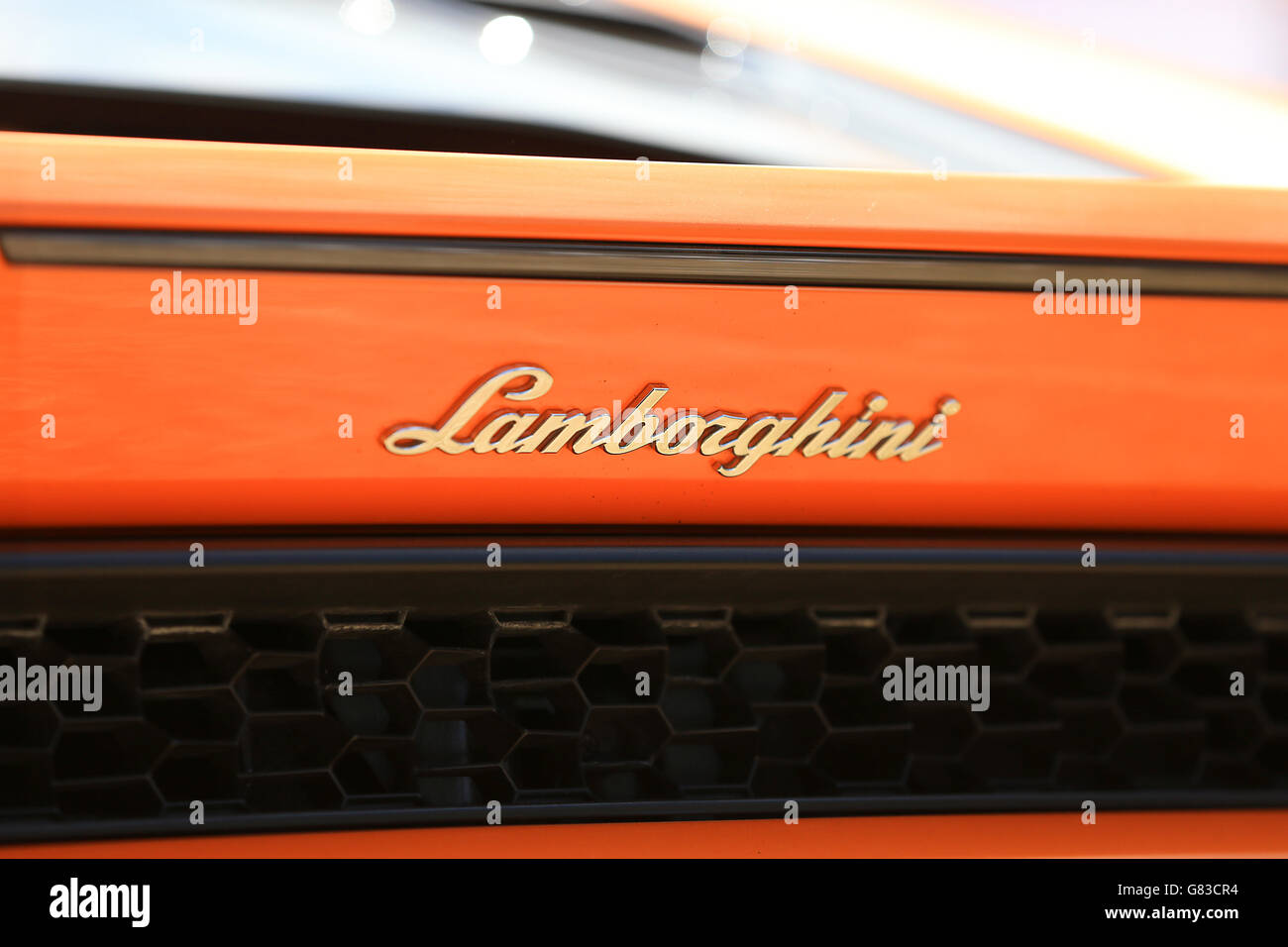 A badge on the of a Stock Photo Alamy