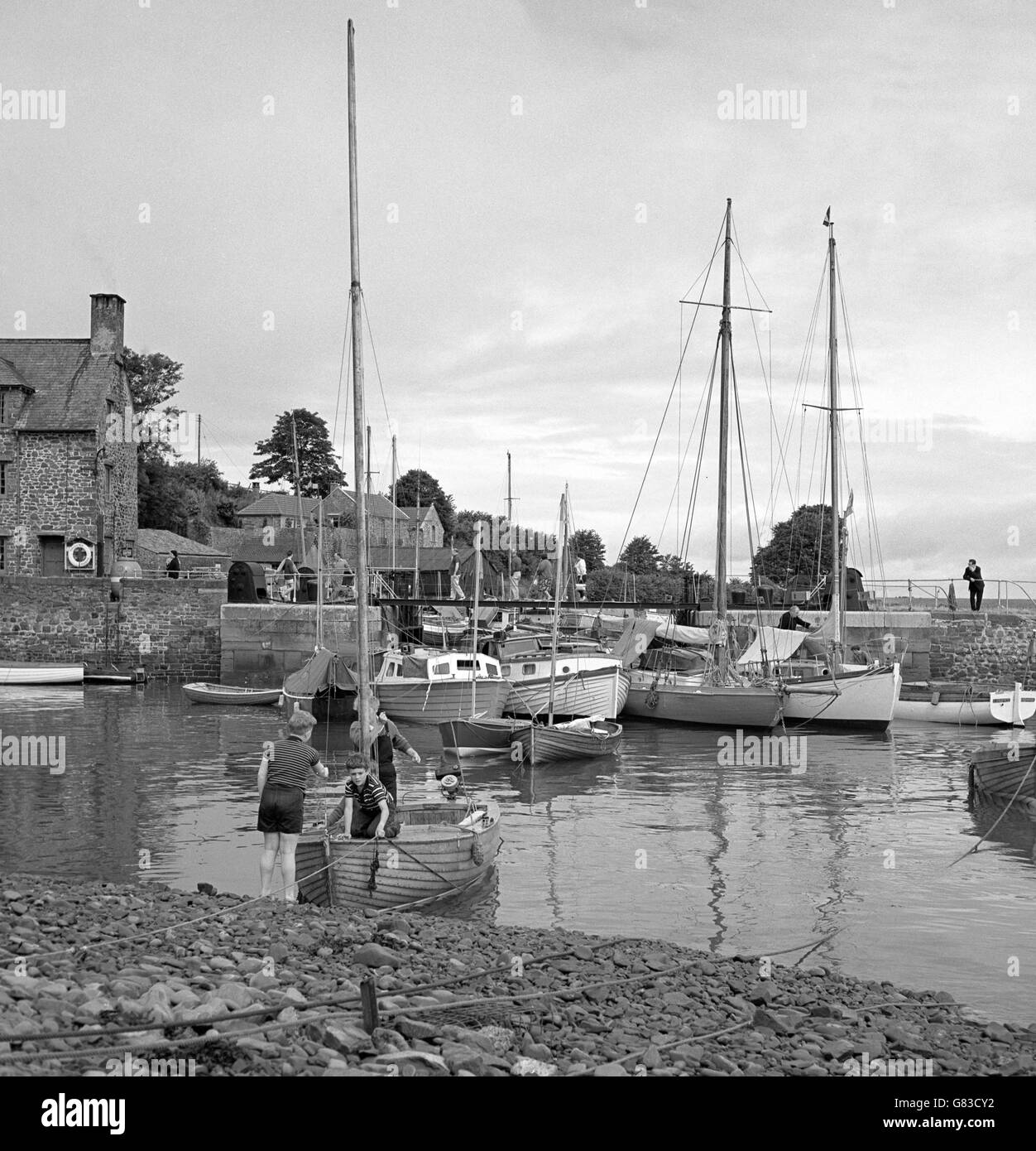 Porlock weir Black and White Stock Photos & Images Alamy