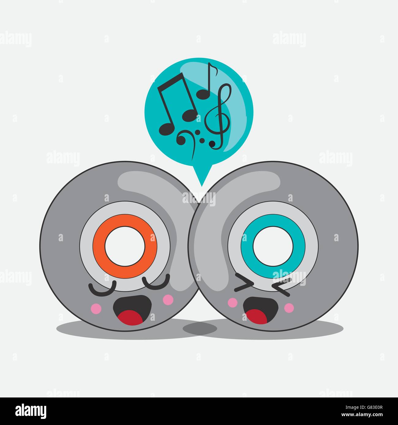K icon. Kawaii and technology design. Vector graphic Stock Vector Image ...
