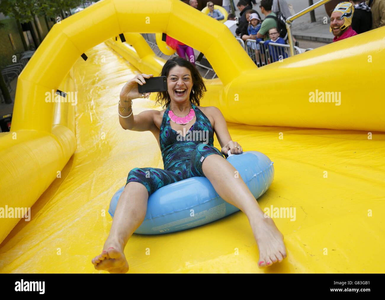 Lipton Ice Tea Daybreakers event London Stock Photo Alamy