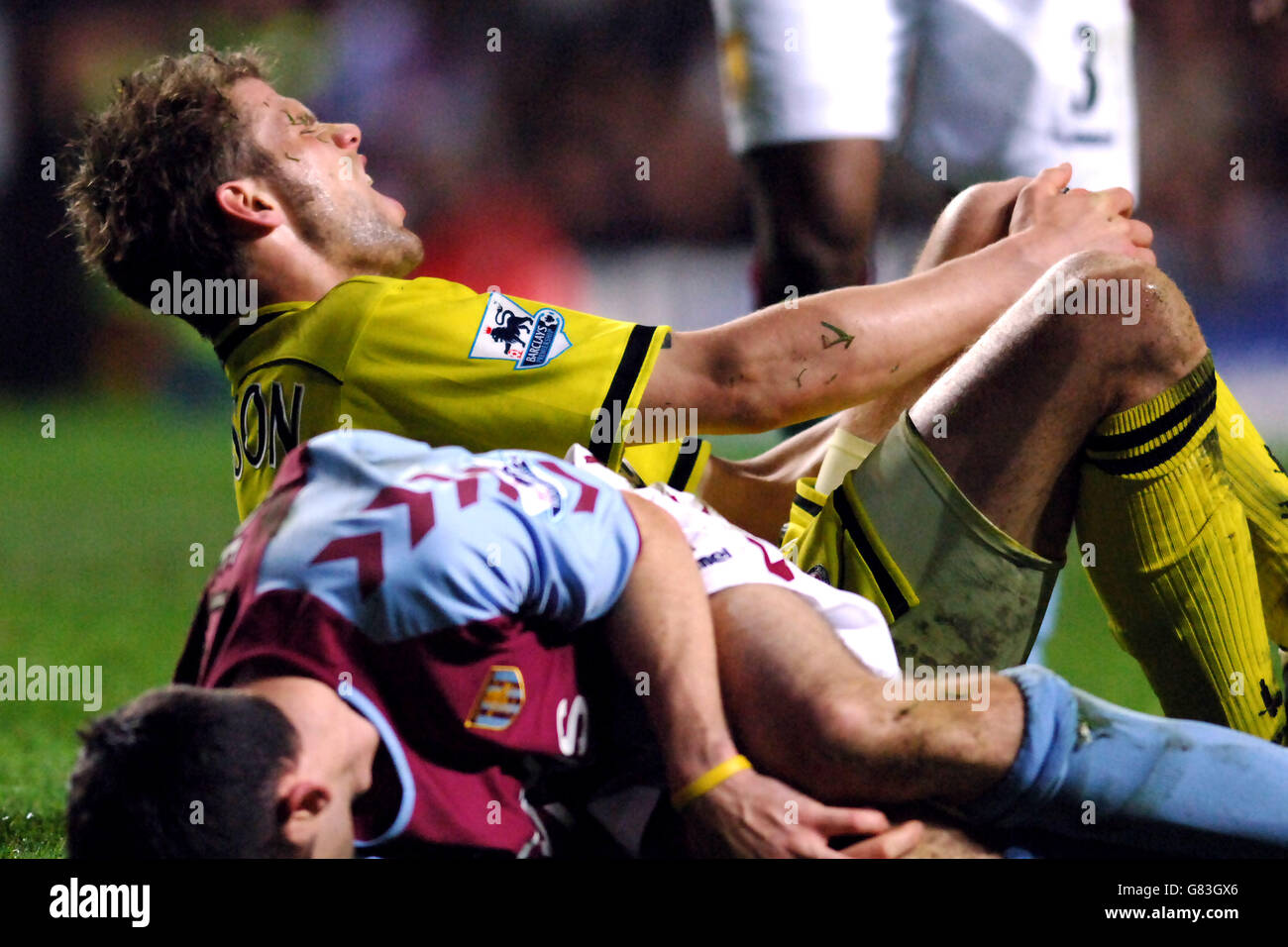 Soccer - FA Barclays Premiership - Aston Villa v Charlton Athletic - Villa Park Stock Photo