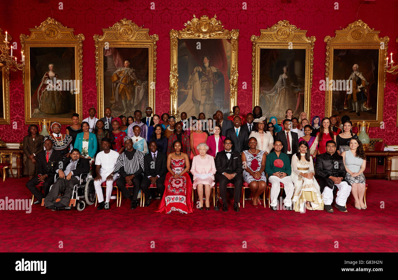 The Queen's Young Leaders Awards Stock Photo