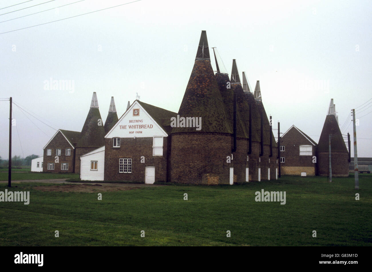 Buildings and landmarks whitbread oast house east peckham hires stock