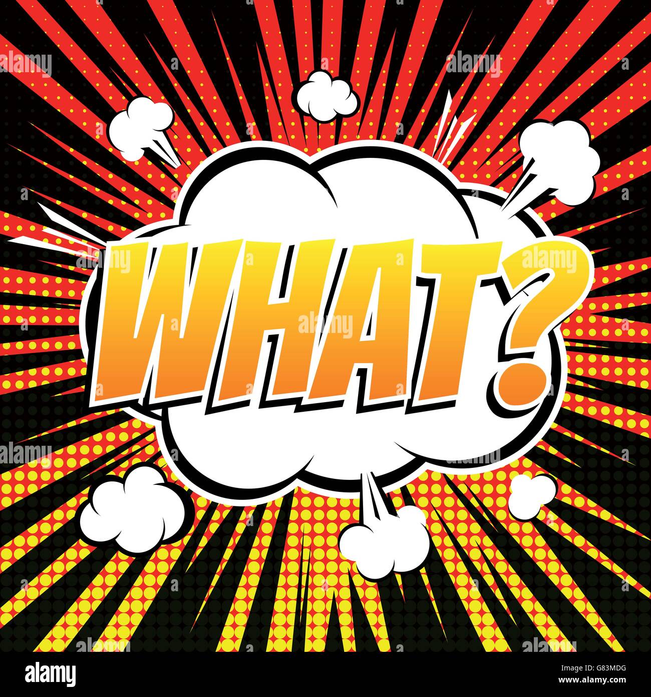 What comic book bubble text retro style Stock Vector Image & Art - Alamy