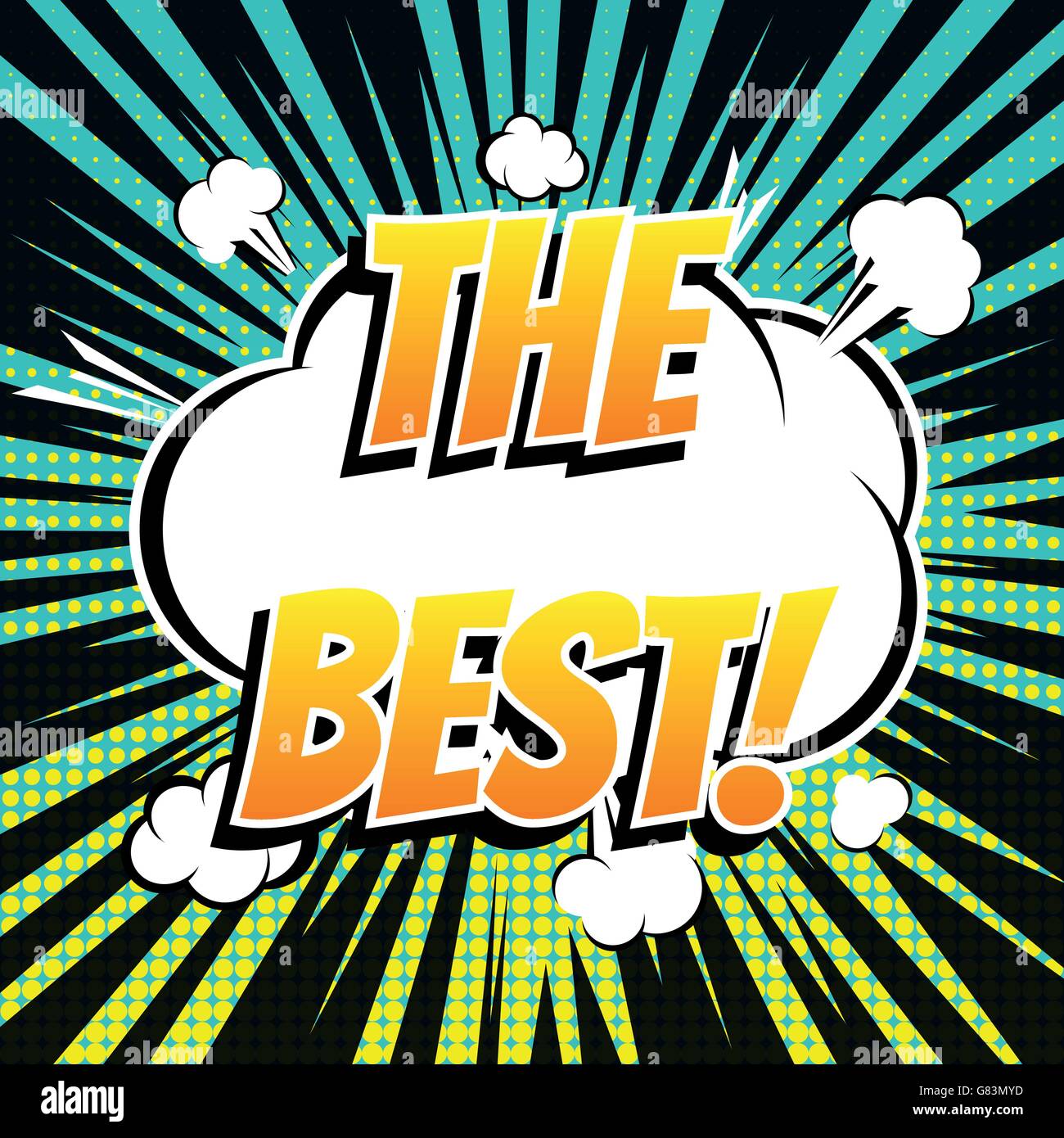 The best comic book bubble text retro style Stock Vector Image & Art ...