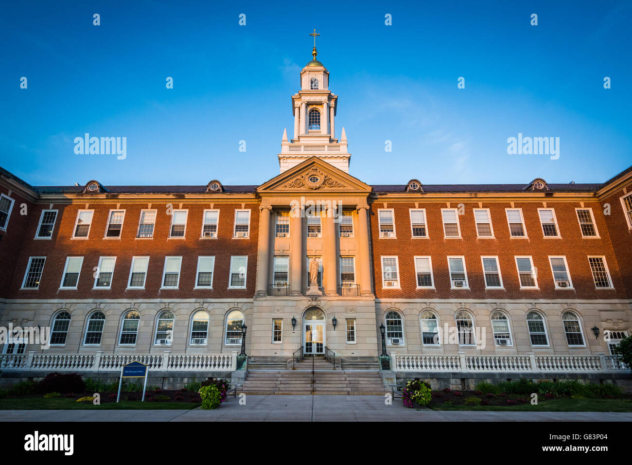 McDonough Hall, at the University of Saint Joseph, in Hartford, Connecticut. Stock Photo