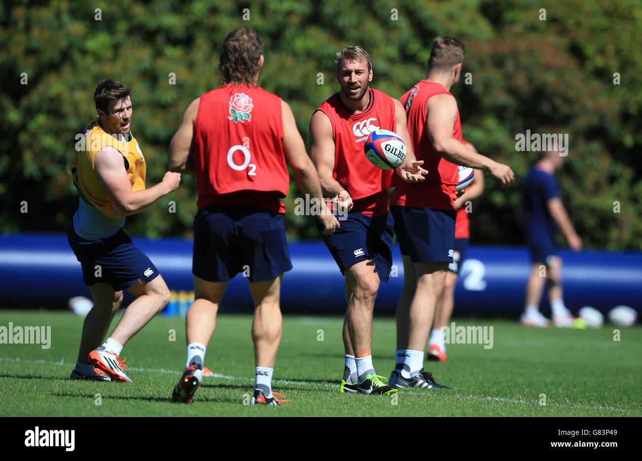 England rugby world cup training session hi-res stock photography and ...