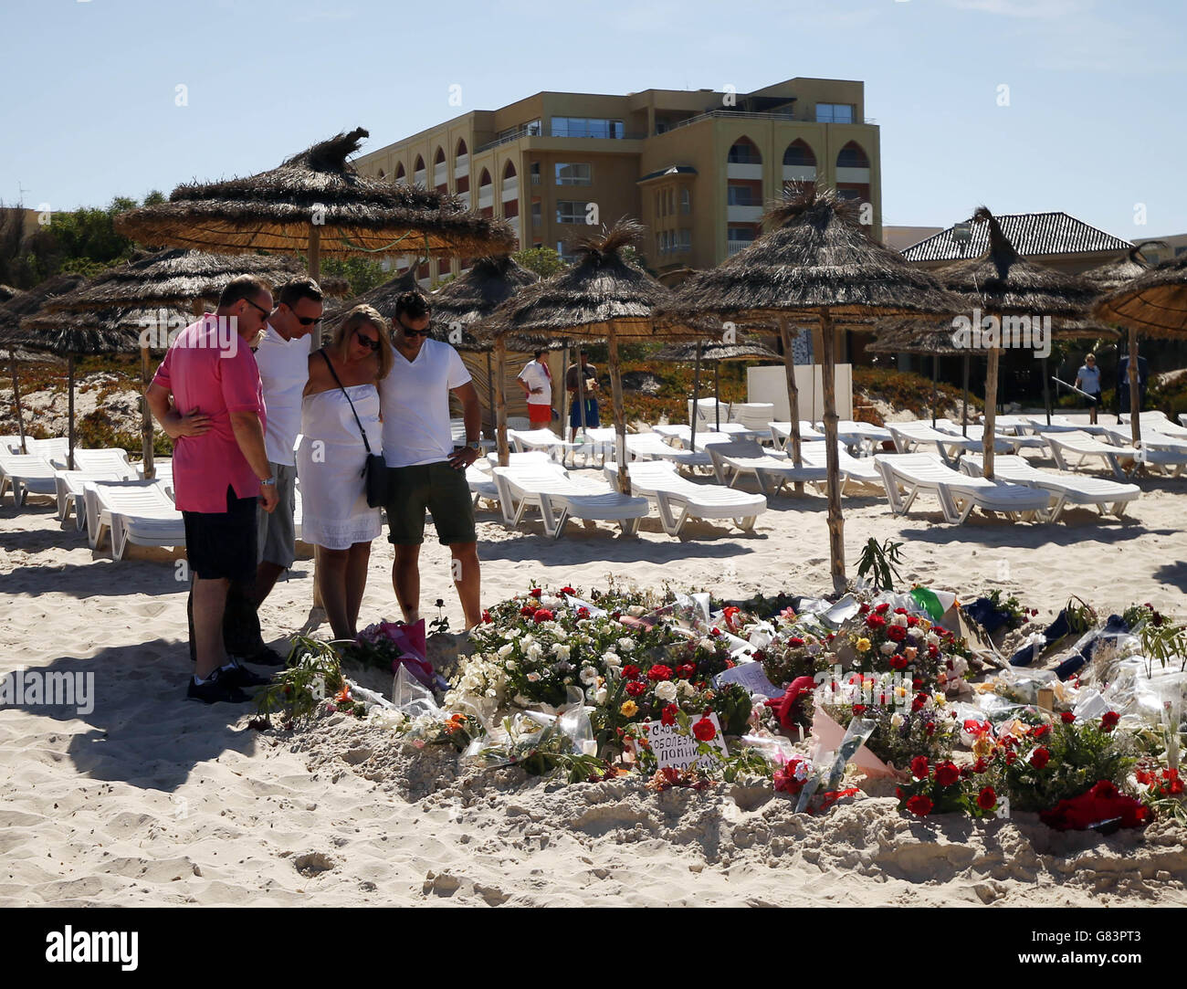 Tunisia terrorist attack Stock Photo