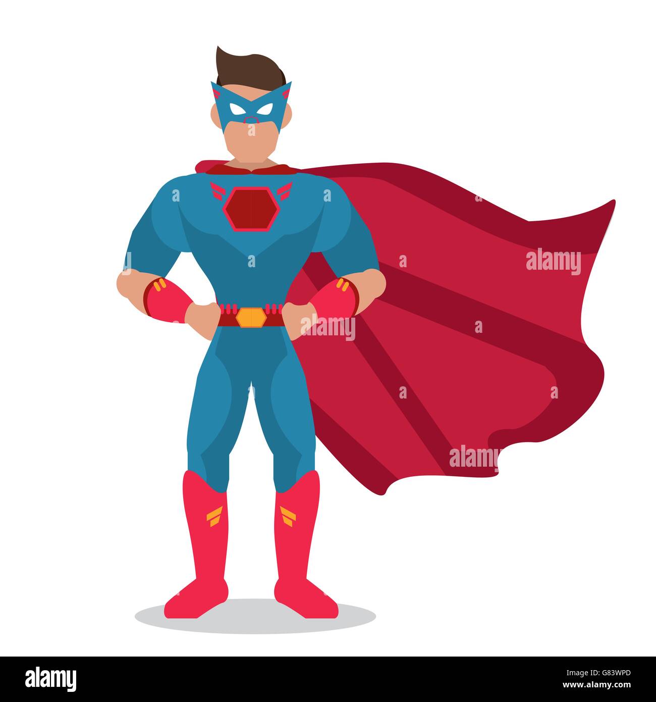Superhero icon. Cartoon design. vector graphic Stock Vector Image & Art ...