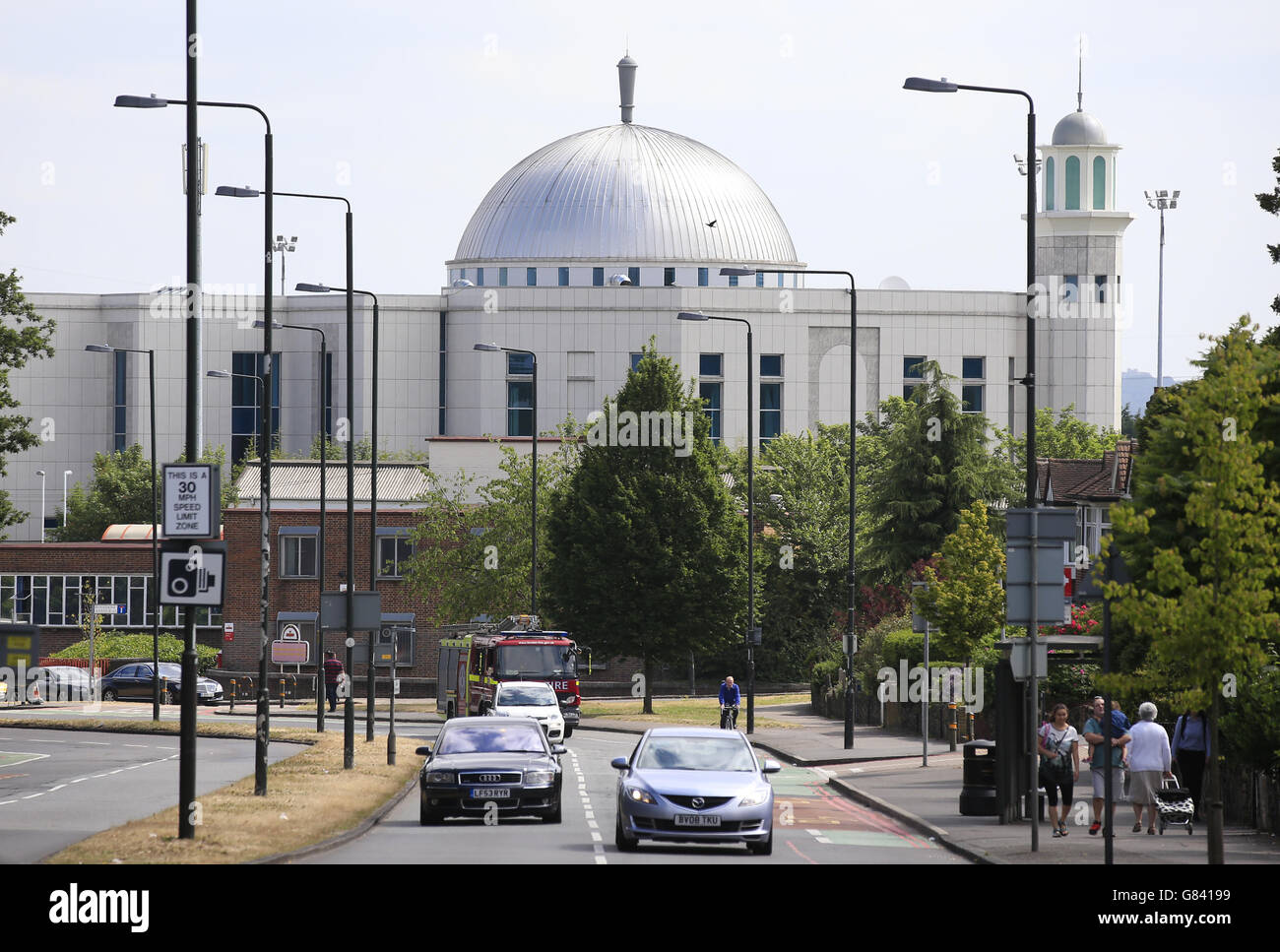 Baitul Futuh Mosque. The Baitul Futuh Mosque, Merton, London Stock