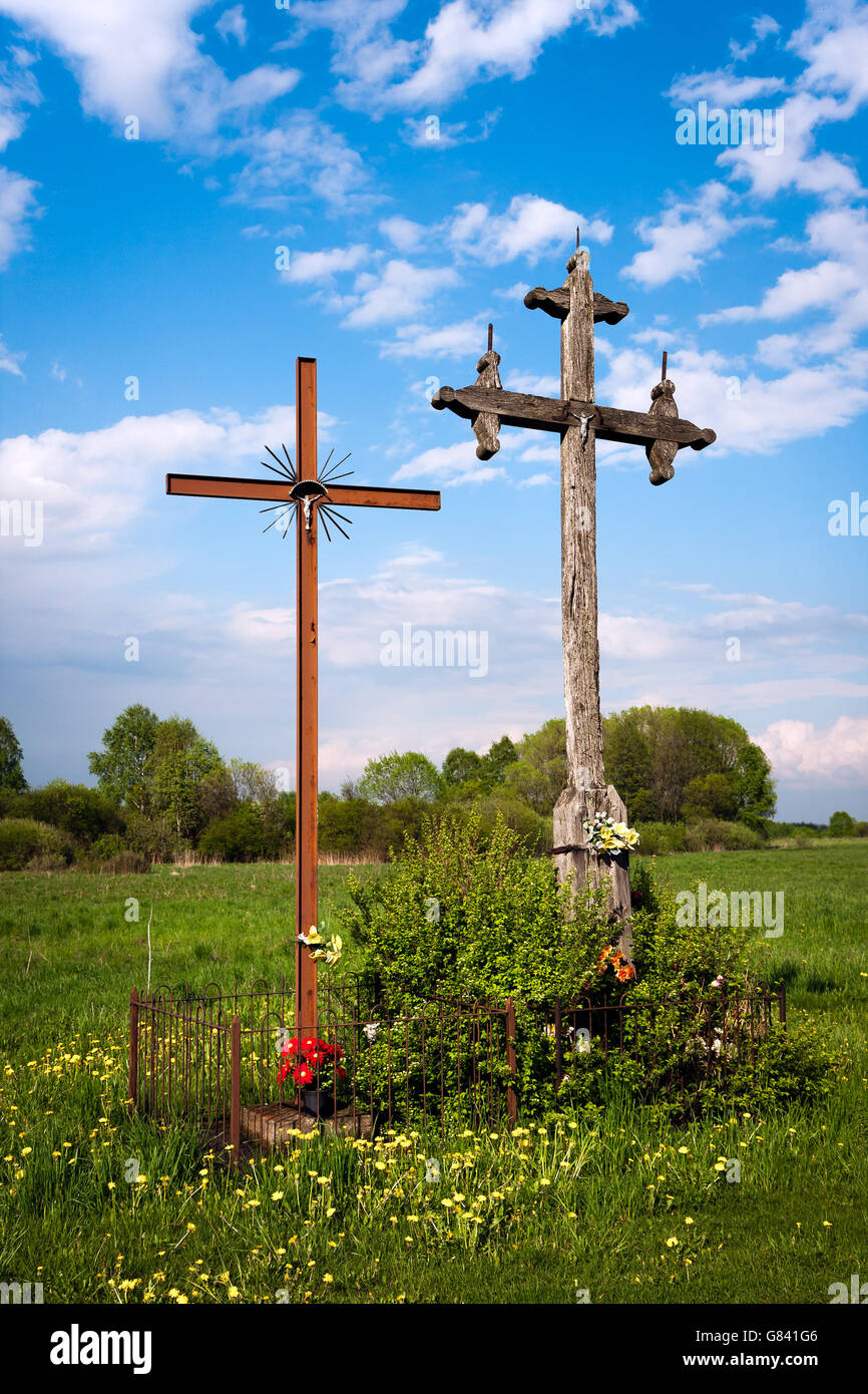 Christian cross crosses hi-res stock photography and images - Alamy