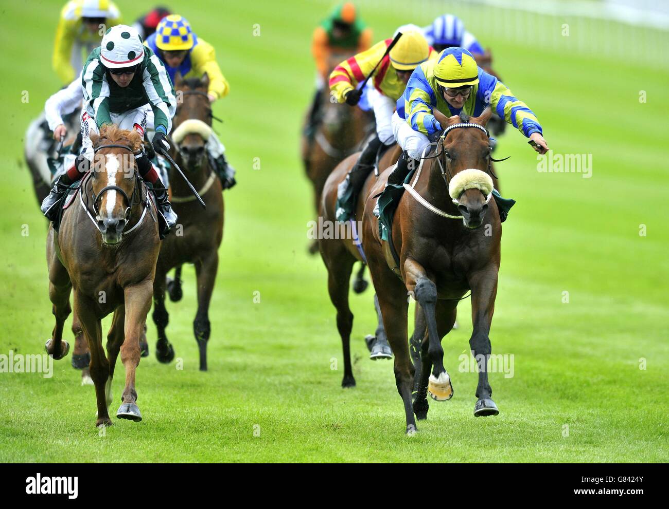 Jockey shane foley at curragh racecourse hi-res stock photography and ...