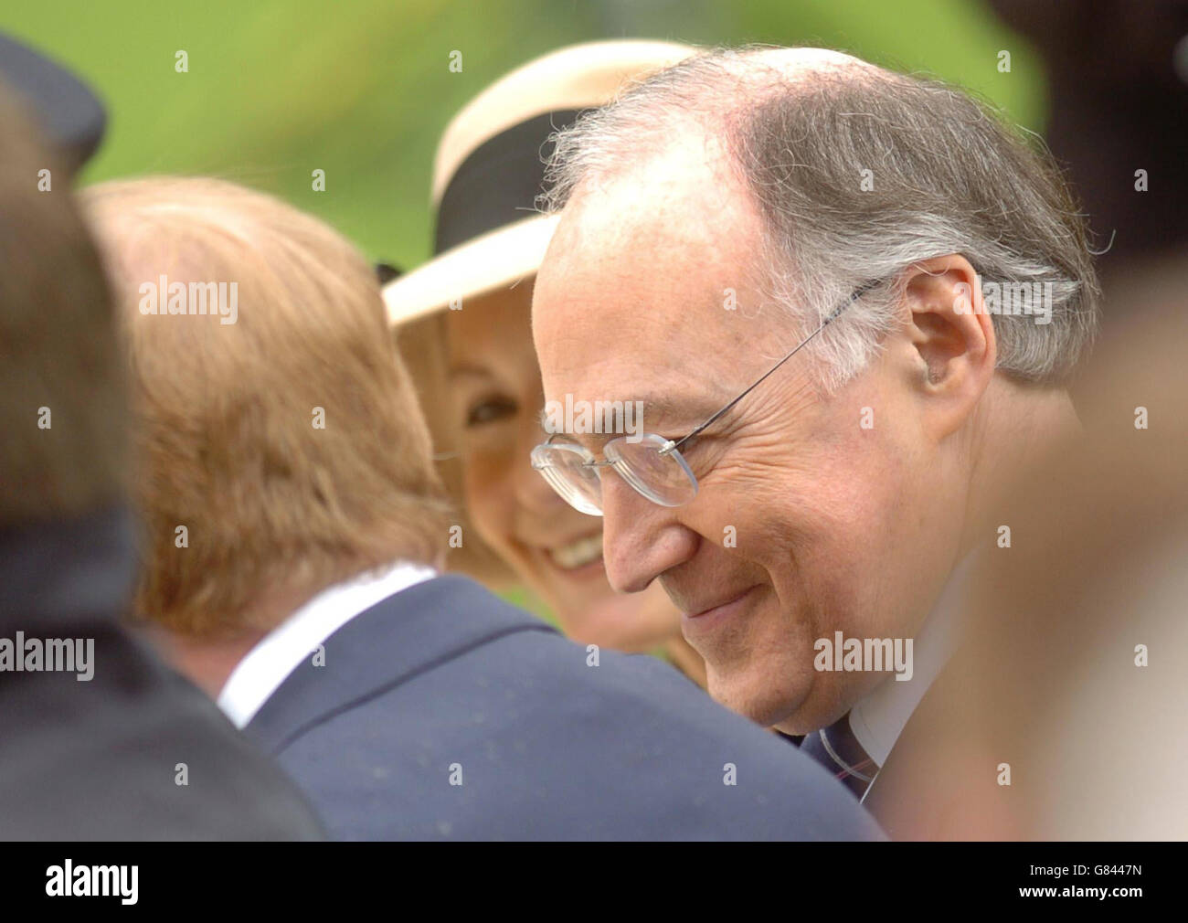 Michael Howard, leader of the Conservative Party at the unveiling of a national memorial dedicated to police officers killed in the line of duty. Stock Photo