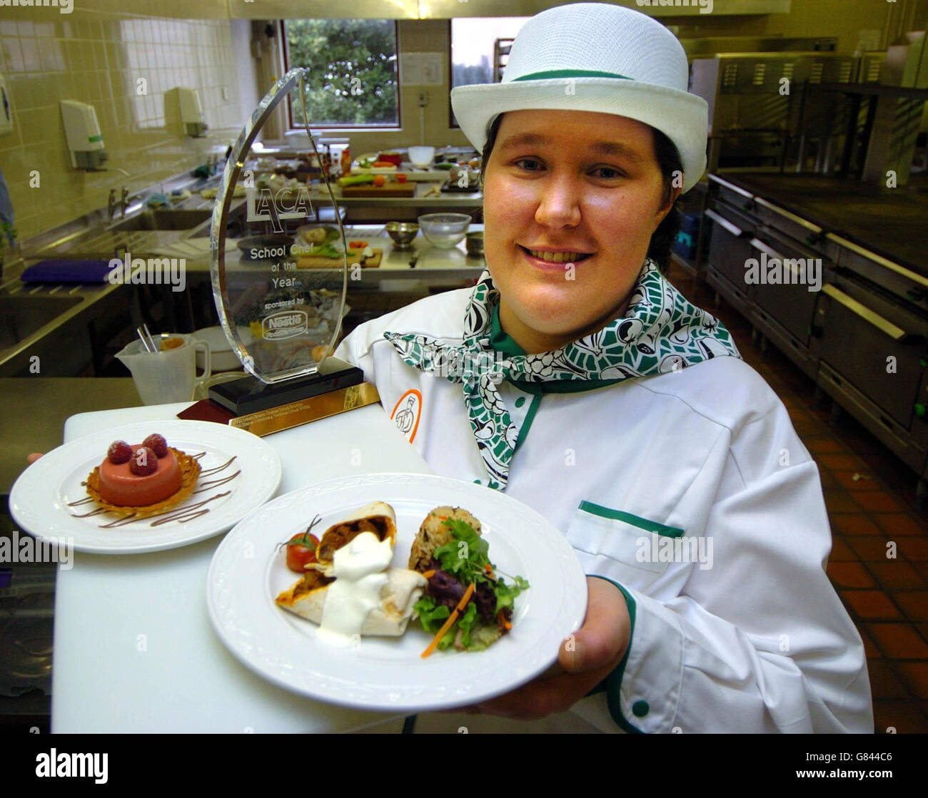 School Chef of the Year Stock Photo Alamy