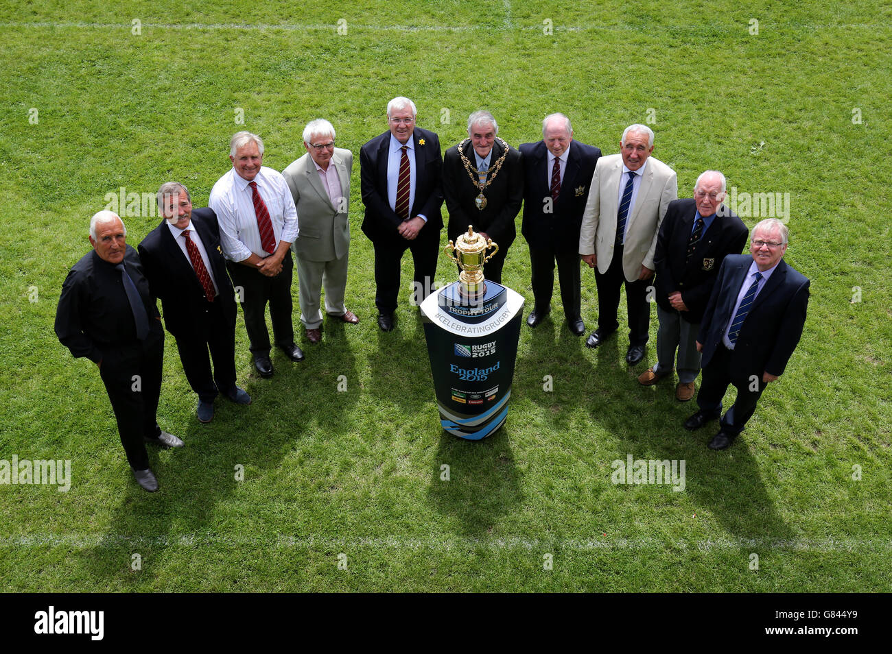 Webb Ellis Trophy Tour - June 29 Stock Photo