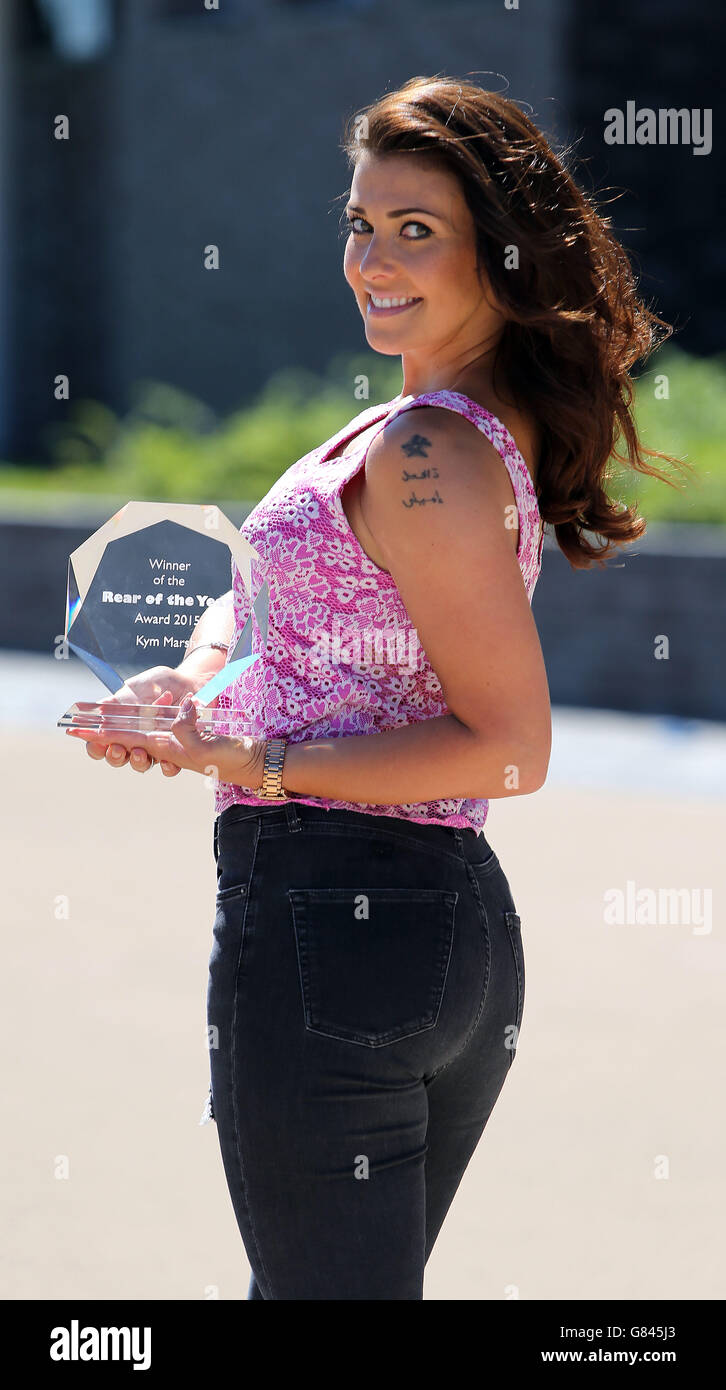 Coronation Street star Kym Marsh, 39, winner of the Rear of the year