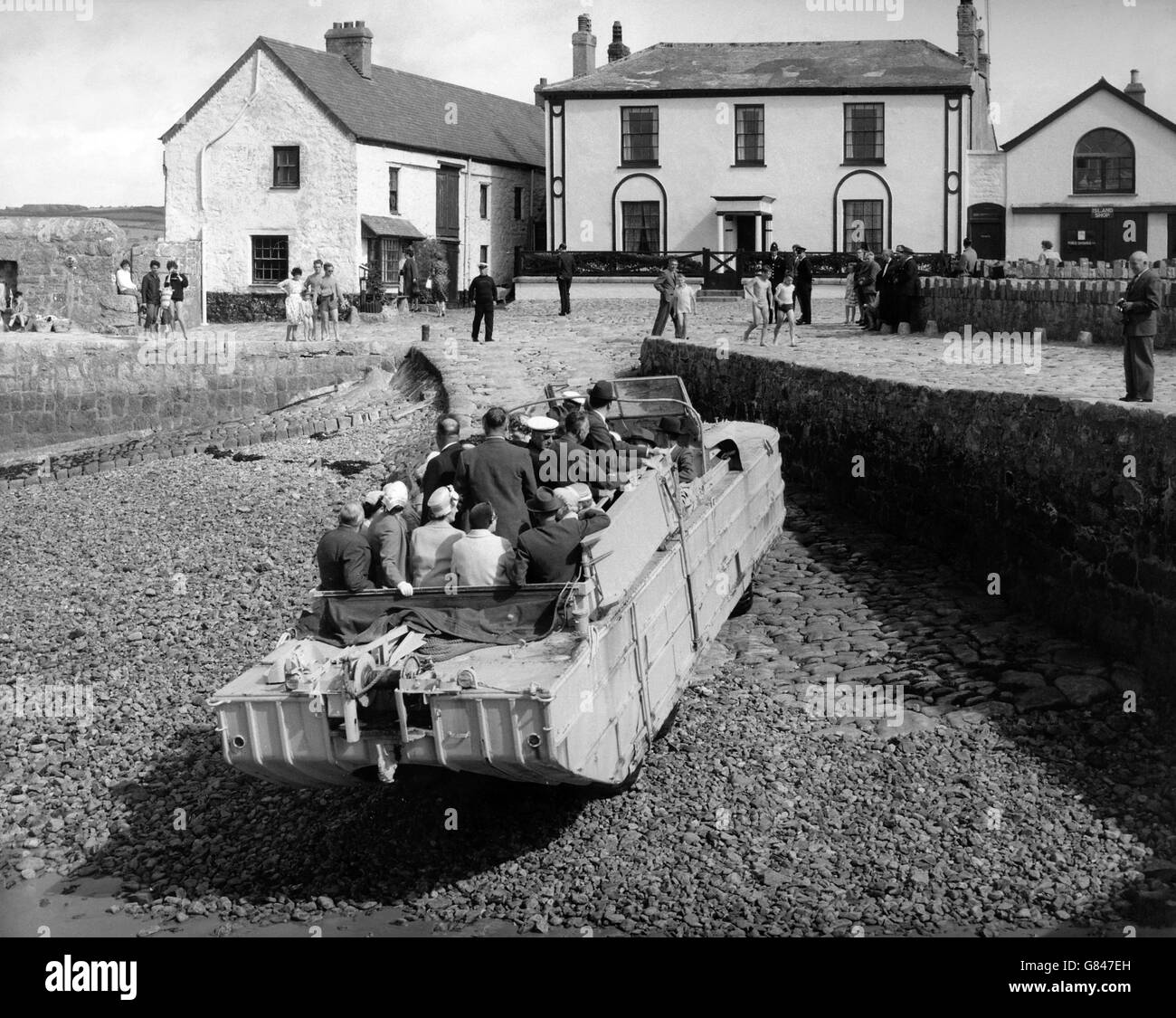 St michael’s mount archive Black and White Stock Photos & Images Alamy