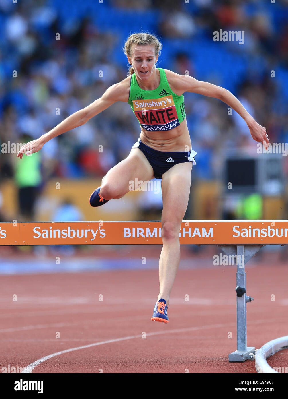 Aisha NAIBE-WEY Women's 400m Hurdles Heat 4, 2014 Sainsbury's