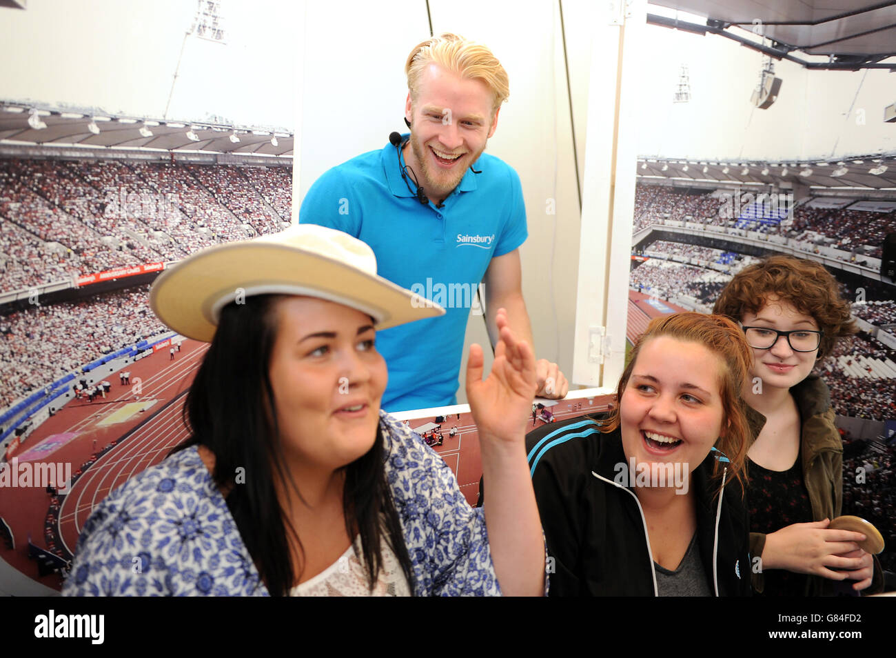 Athletics Sainsbury's School games launch with Jonnie Peacock Long