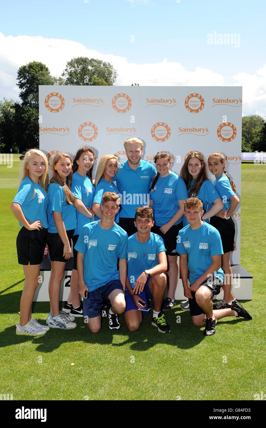 Athletics Sainsbury's School games launch with Jonnie Peacock Long