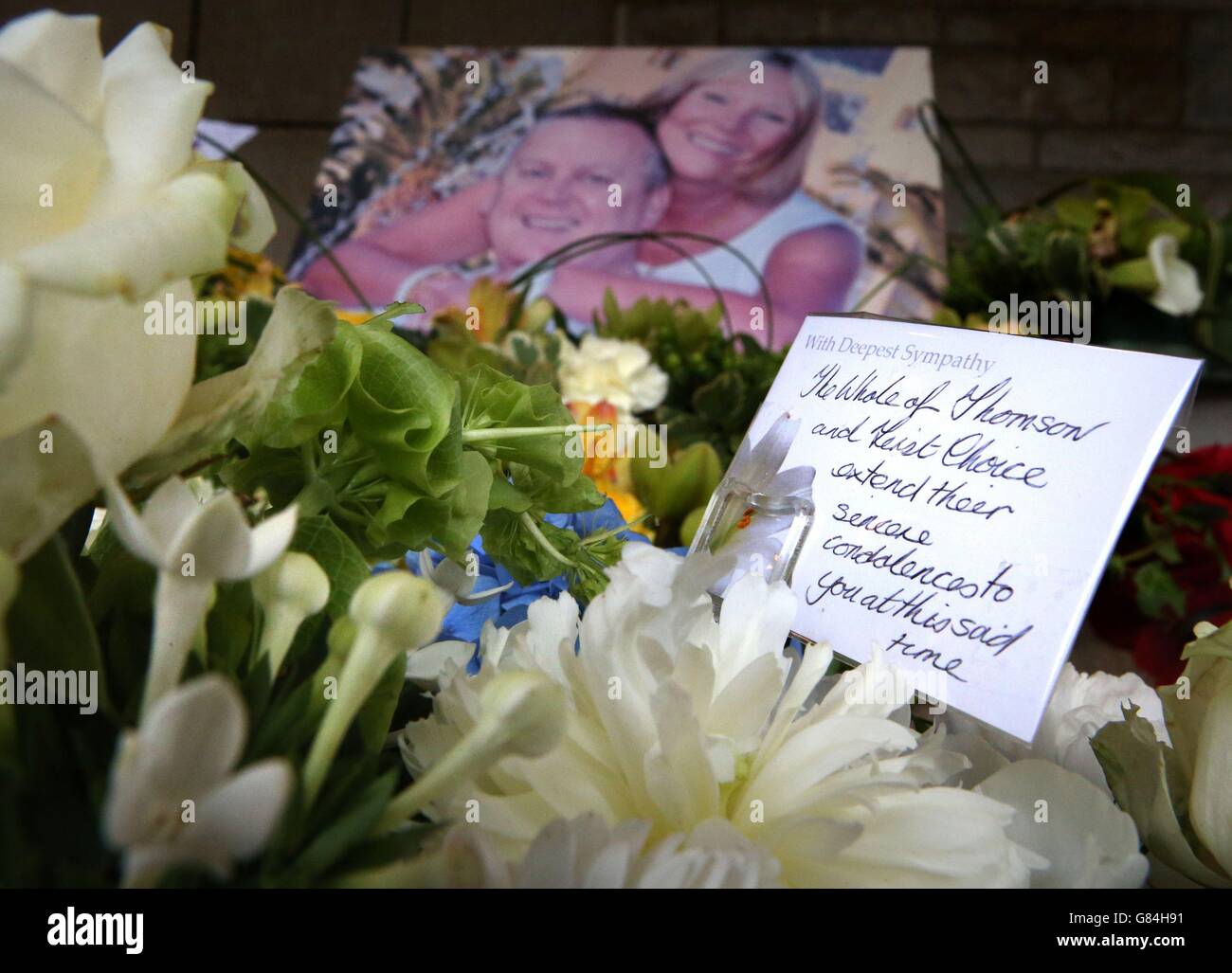 Billy and Lisa Graham funerals Stock Photo Alamy