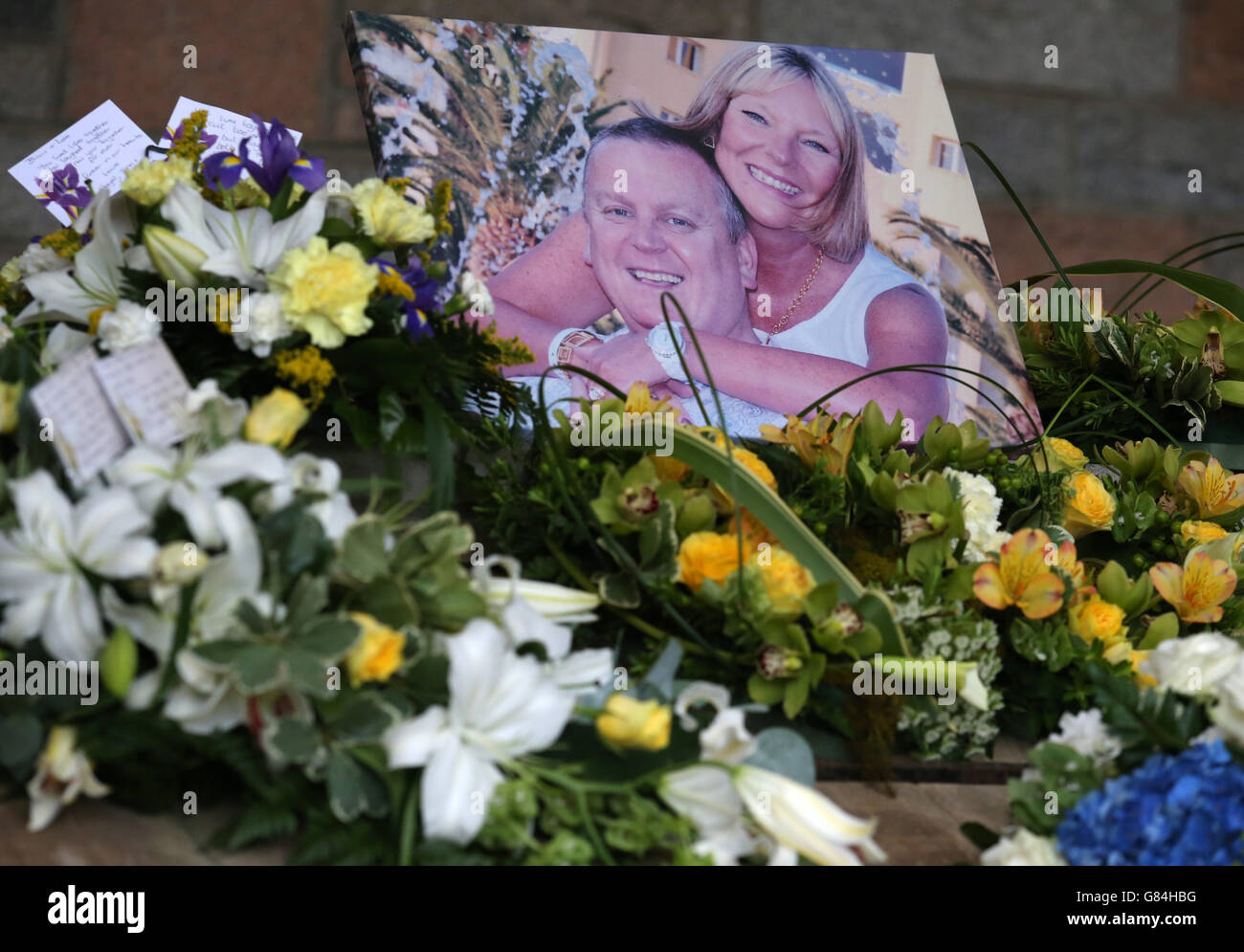 Billy and Lisa Graham funerals Stock Photo Alamy