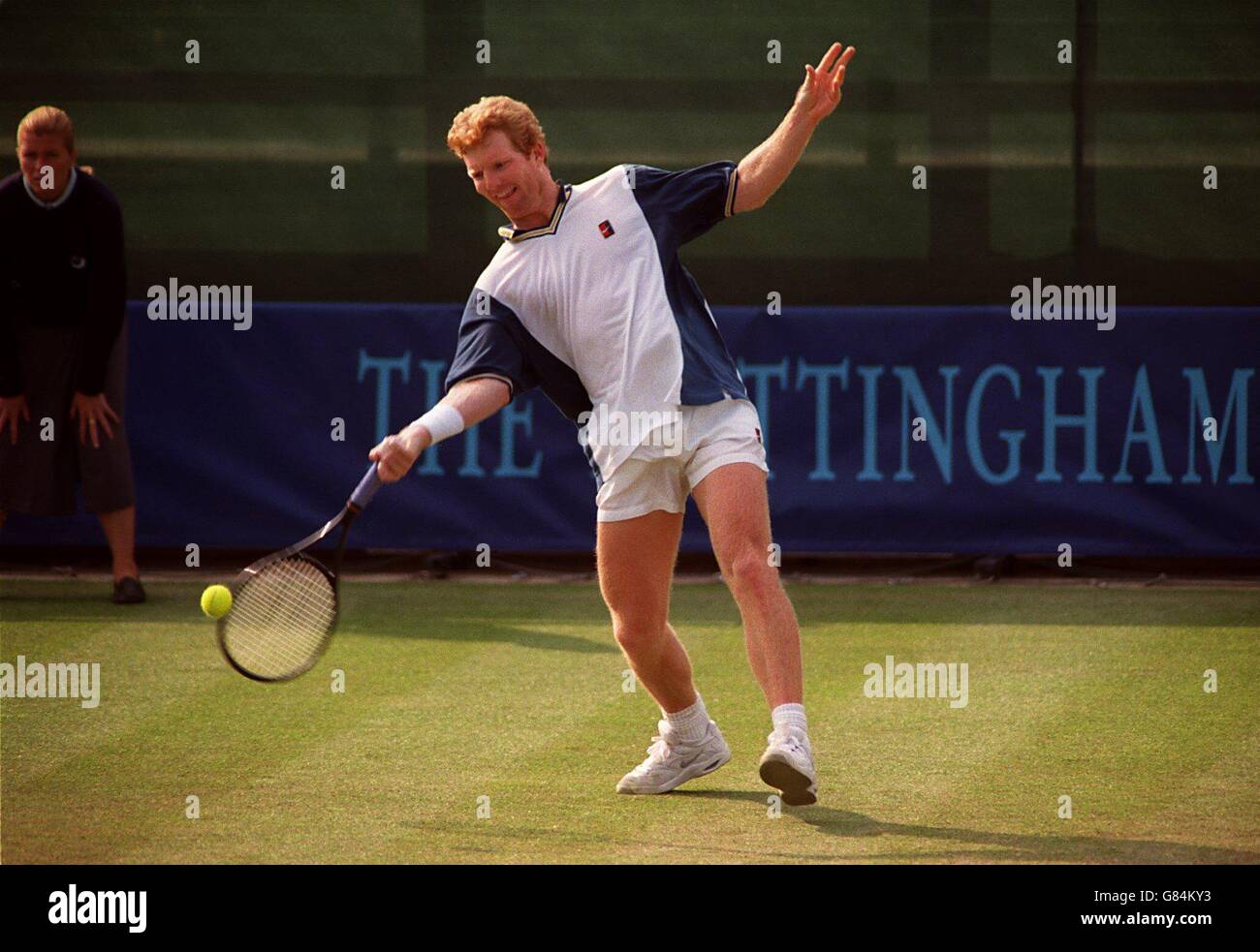 Tennis Nottingham Open Tennis. Jim Courier Stock Photo Alamy