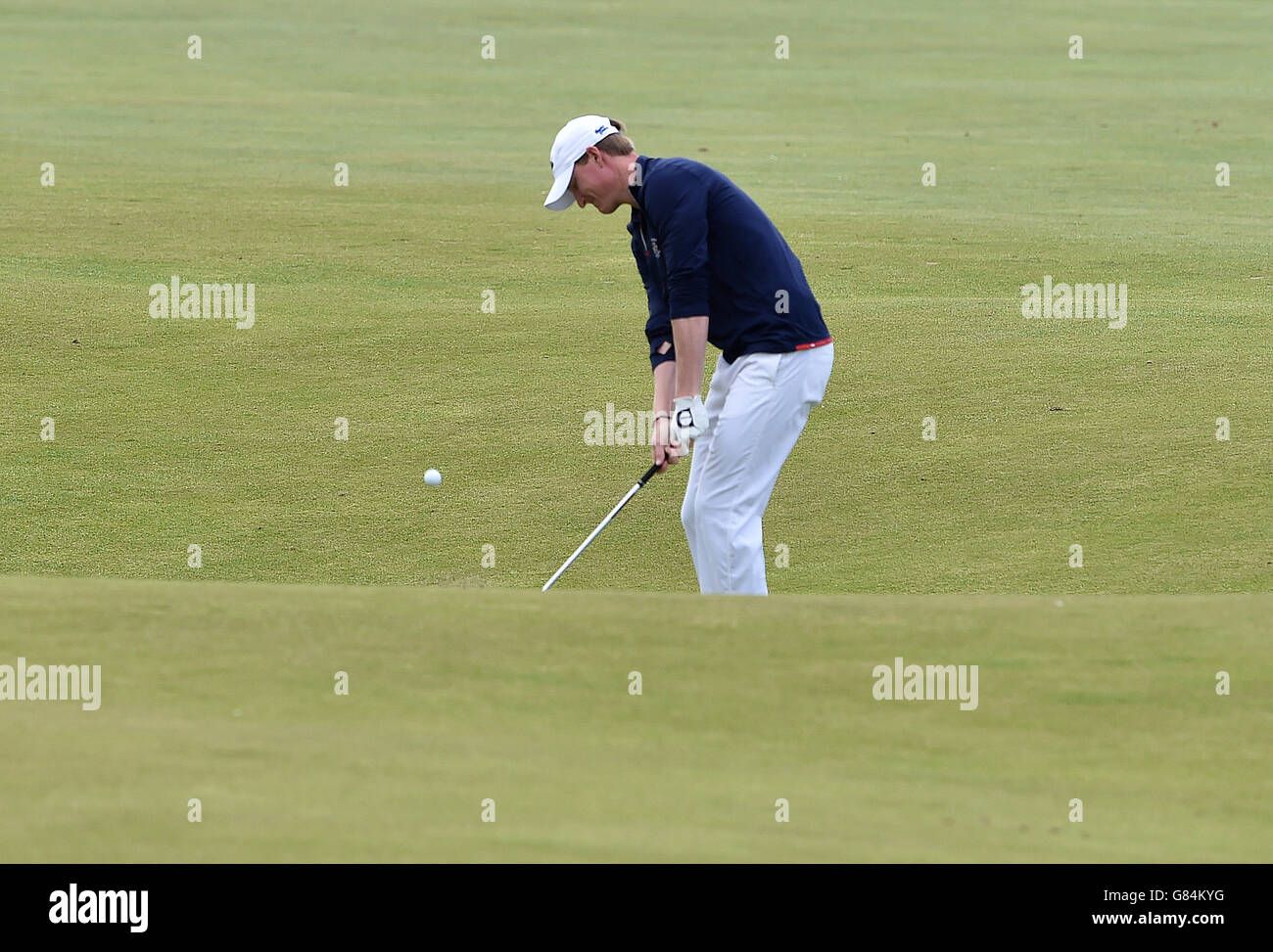 Golf - The Open Championship 2015 - Day Four - St Andrews. USA's Jordan Niebrugge on the 18th during day four of The Open Championship 2015 at St Andrews, Fife. Stock Photo