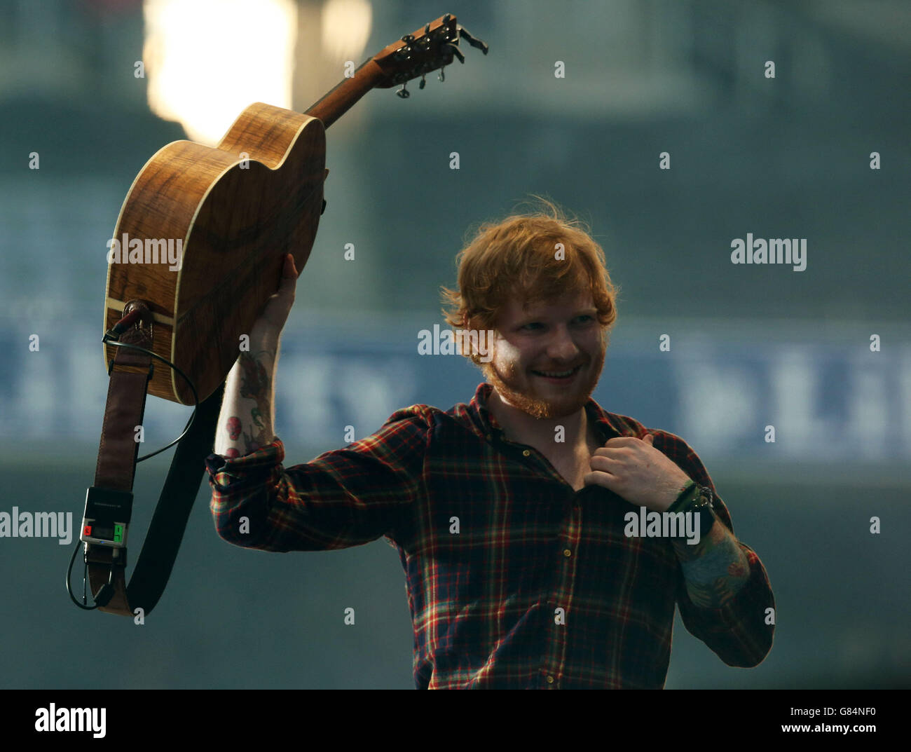 Ed Sheeran concert Dublin Stock Photo Alamy