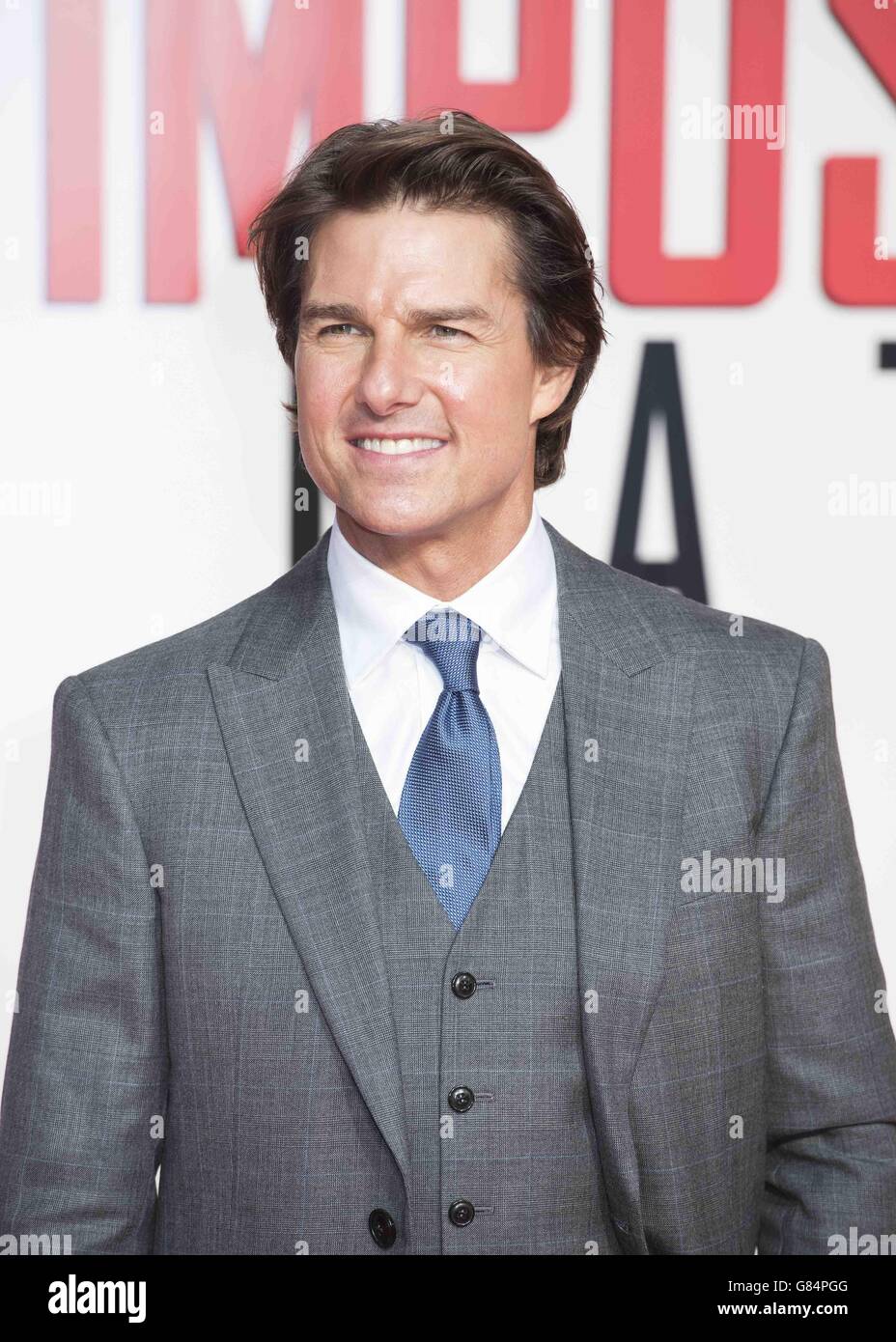 Tom Cruise attending the Mission: Impossible Rogue Nation premiere at ...