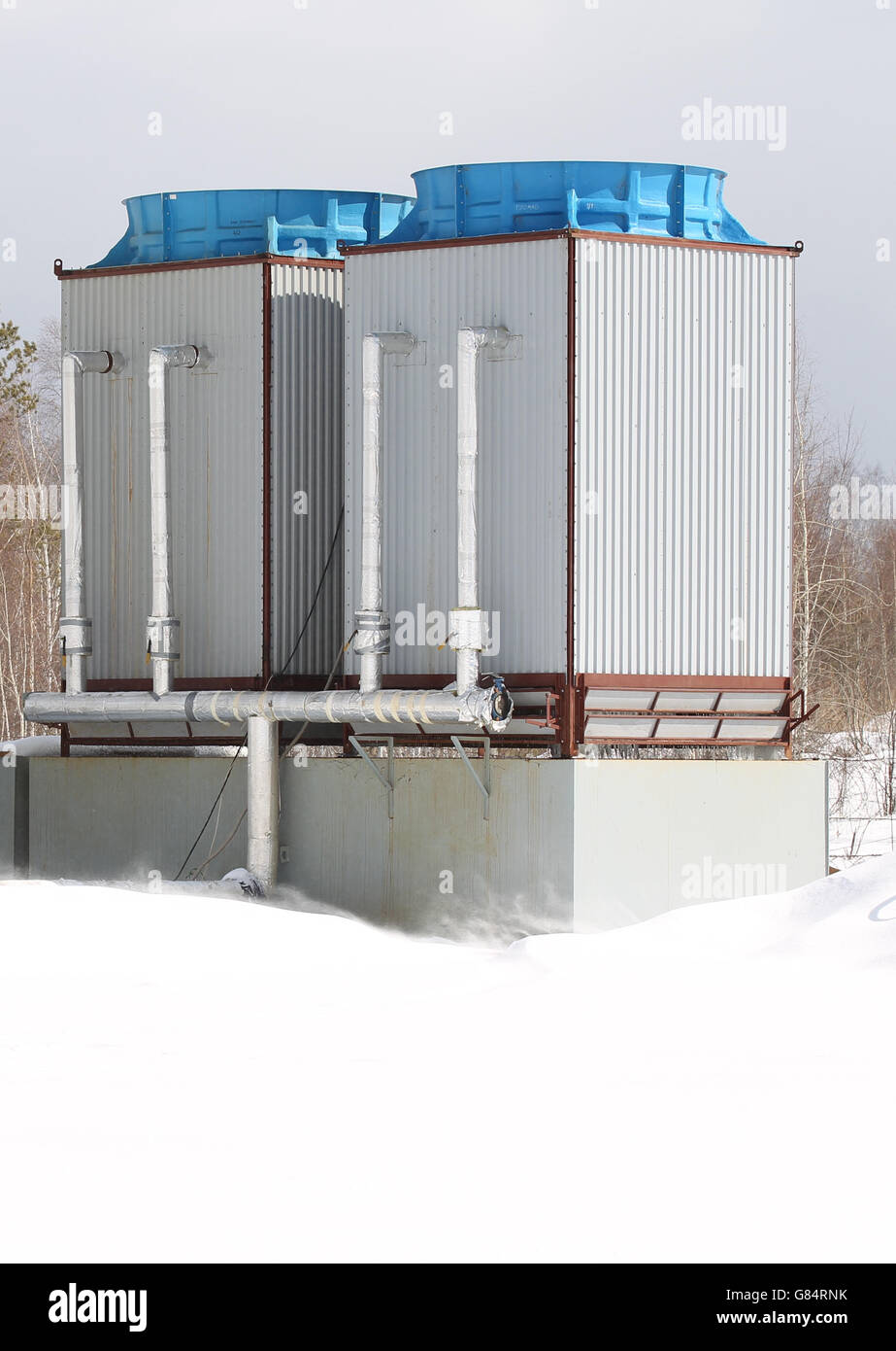 industrial water cooling system Stock Photo Alamy
