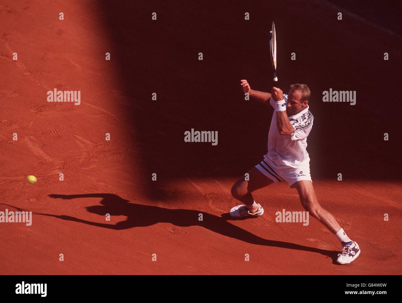 Tennis, French Tennis Open. Thomas Muster Stock Photo