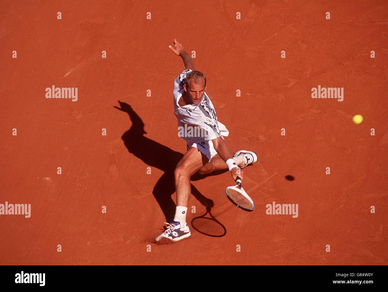 Tennis - French Tennis Open. Thomas Muster Stock Photo
