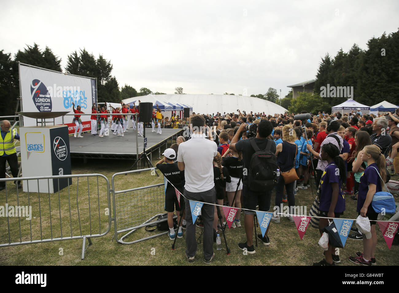 Crowds at the Opening Ceremony for the 2015 Balfour Beatty London Youth