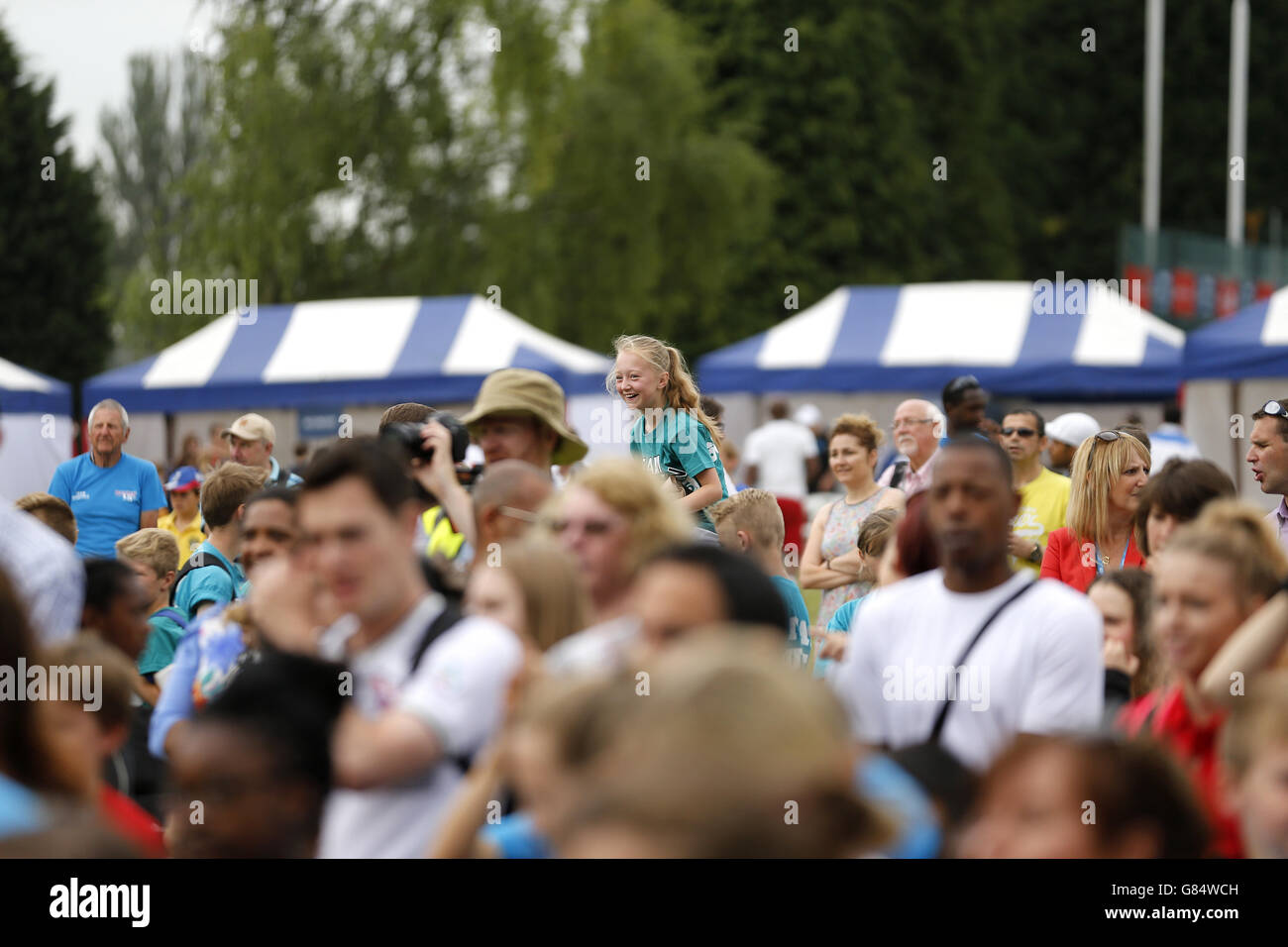 Crowds at the Opening Ceremony for the 2015 Balfour Beatty London Youth