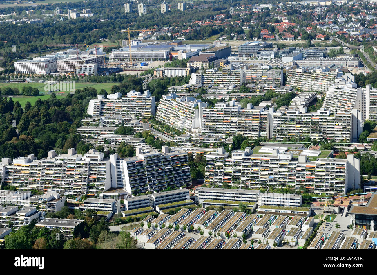Apartments in Munich Suburbs Stock Photo Alamy