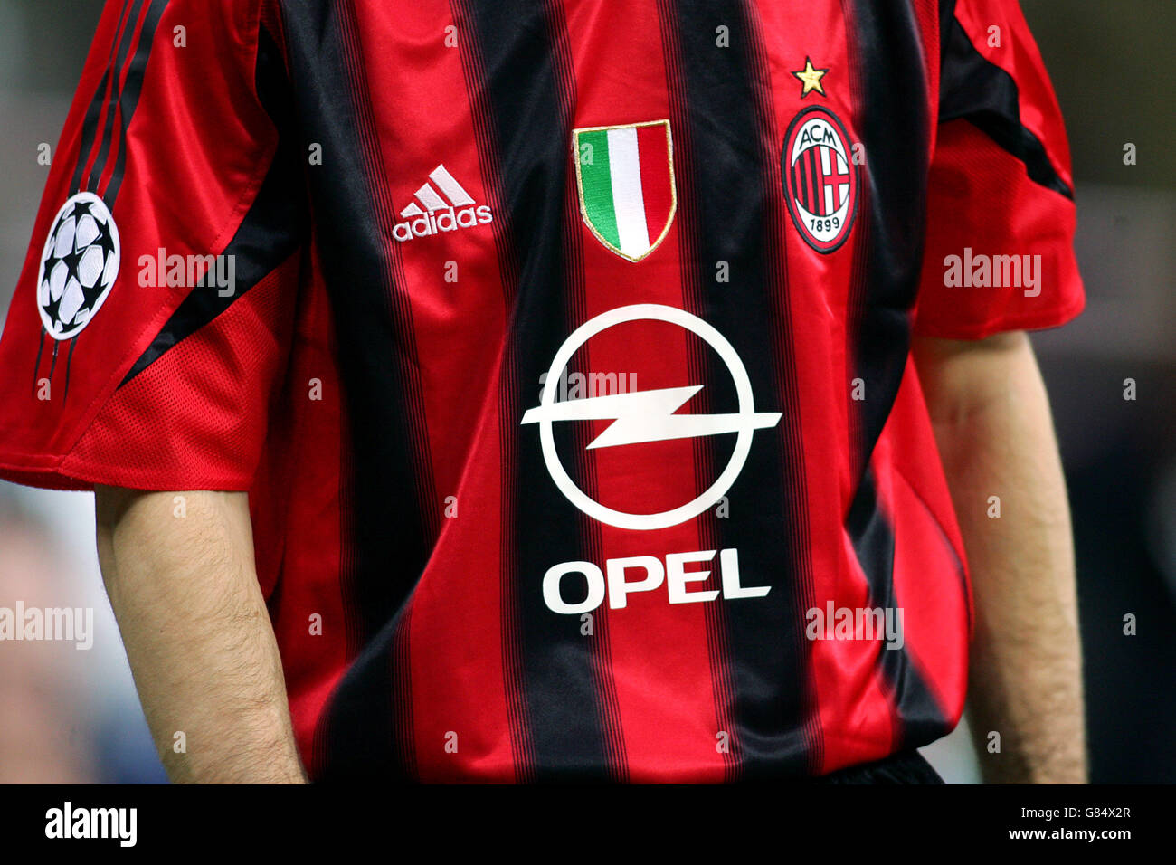 Camiseta del AC Milan Fotografía de stock - Alamy