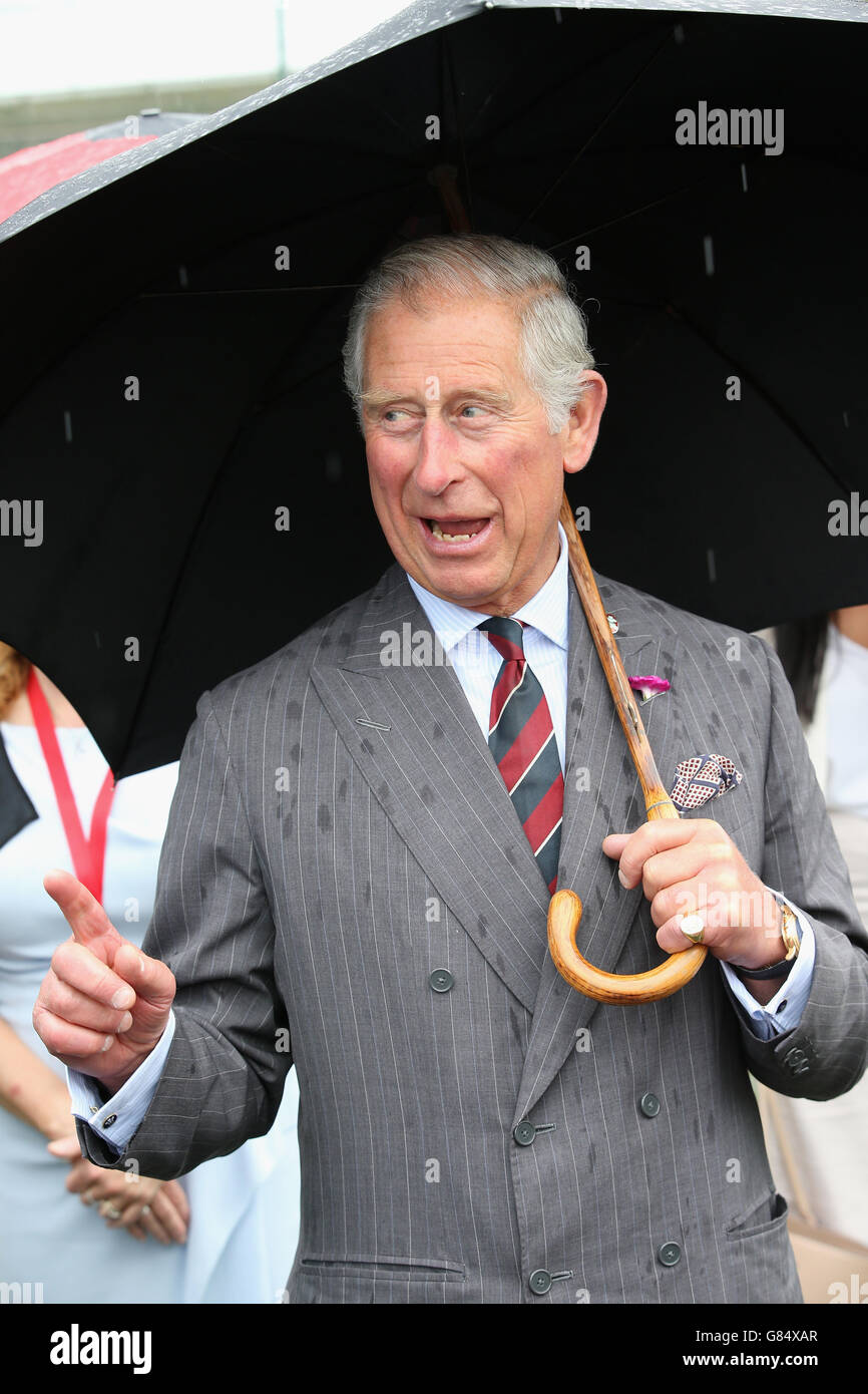 Royal visit to Wales - Day 1 Stock Photo - Alamy